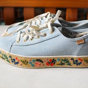 Rifle Paper Co x Keds Embroidered Sneakers